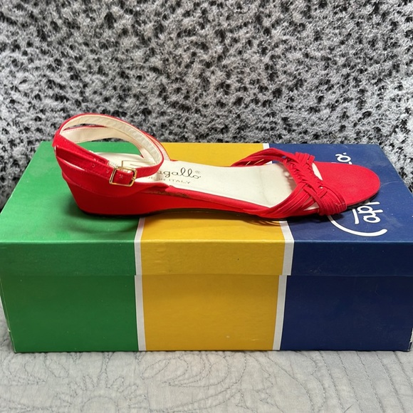 Red Pappagallo Vintage Vibe Sandals Size 5 - Picture 5 of 16